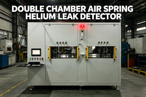 Tin tức công ty mới nhất về Tại sao Máy kiểm tra rò rỉ Helium chân không buồng kép lại cần thiết cho việc kiểm soát chất lượng lò xo không khí ô tô？