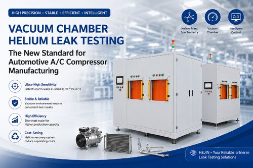 Tin tức công ty mới nhất về Tại sao kiểm tra rò rỉ heli trong buồng chân không đang trở thành tiêu chuẩn mới cho sản xuất máy nén AC ô tô