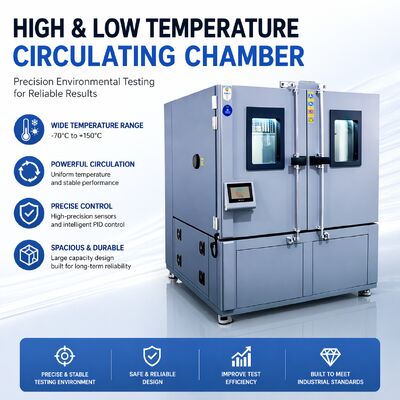 Buồng thử nghiệm môi trường tuần hoàn nhiệt độ cao & thấp lớn | Kiểm tra độ tin cậy ô tô & công nghiệp, Chứng nhận ISO/IEC, Cung cấp trực tiếp từ nhà máy