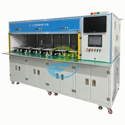 thiết bị kiểm tra thoát khí sạc rơ le 12 trạm, thiết bị kiểm tra rò rỉ heli rơ le EV, máy dò độ kín khí rơ le ô tô, bàn kiểm tra rò rỉ chân không đa trạm, máy kiểm tra niêm phong thu hồi heli