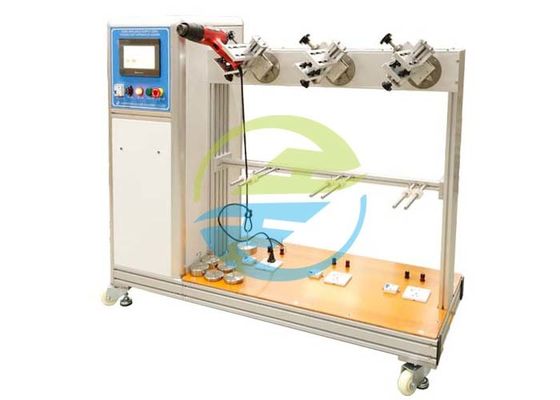 Giá tốt 60 vòng / phút Thiết bị kiểm tra thiết bị gia dụng Thiết bị kiểm tra uốn 3 trạm cho dây cung trực tuyến