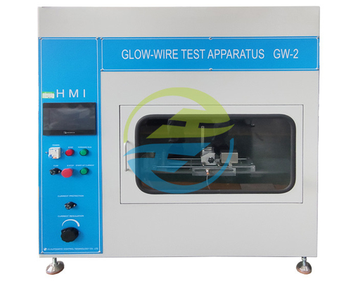 GW-2 Glow Wire Tester IEC 60695-2-12 Thiết bị thử nghiệm dễ cháy được chứng nhận 1000 °C Kiểm tra khử cháy chính xác cao
