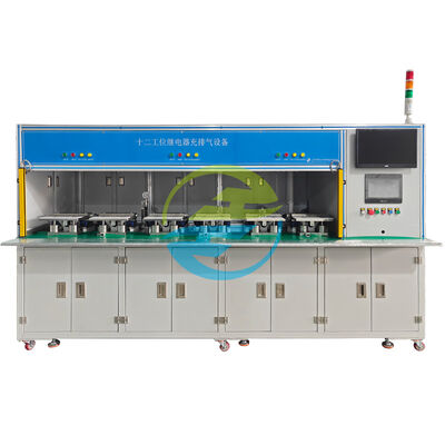 Giá tốt Hệ thống sạc và tháo dỡ 12 trạm. Thiết bị thử nghiệm phụ tùng ô tô chính xác cao để kiểm soát rò rỉ, áp suất và chân không của HeJin. trực tuyến